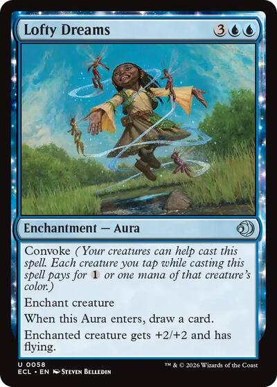 2026 Magic: The Gathering: Lorwyn Eclipsed (ECL) - Lofty Dreams (#58, Uncommon)