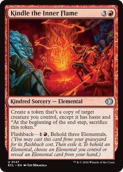 2026 Magic: The Gathering: Lorwyn Eclipsed (ECL) - Kindle the Inner Flame (#147, Uncommon) (, Near Mint)