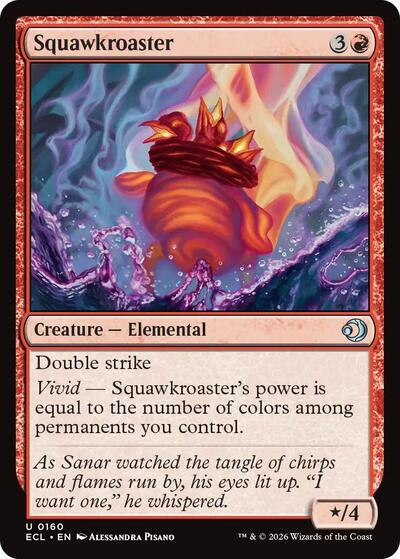 2026 Magic: The Gathering: Lorwyn Eclipsed (ECL) - Squawkroaster (#160, Uncommon) (, Near Mint)