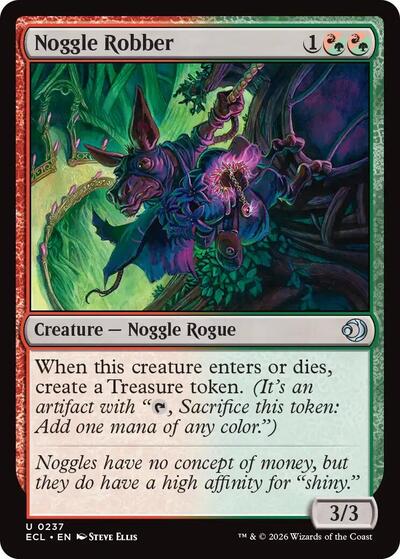 2026 Magic: The Gathering: Lorwyn Eclipsed (ECL) - Noggle Robber (#237, Uncommon) (, Near Mint)