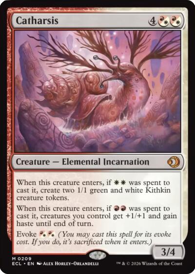 2026 Magic: The Gathering: Lorwyn Eclipsed (ECL) - Catharsis (#209, Mythic Rare) (Foil, Near Mint)
