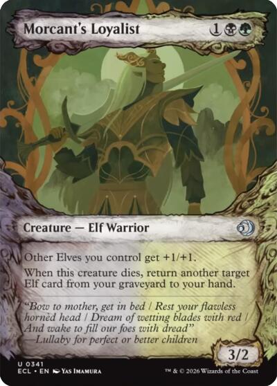2026 Magic: The Gathering: Lorwyn Eclipsed (ECL) - Morcants Loyalist Showcase (#341, Uncommon) (, Near Mint)