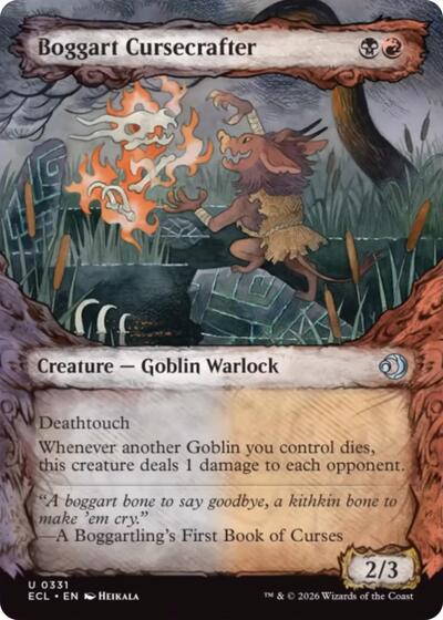 2026 Magic: The Gathering: Lorwyn Eclipsed (ECL) - Boggart Cursecrafter Showcase (#331, Uncommon) (, Near Mint)
