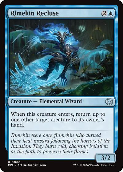 2026 Magic: The Gathering: Lorwyn Eclipsed (ECL) - Rimekin Recluse (#66, Uncommon)