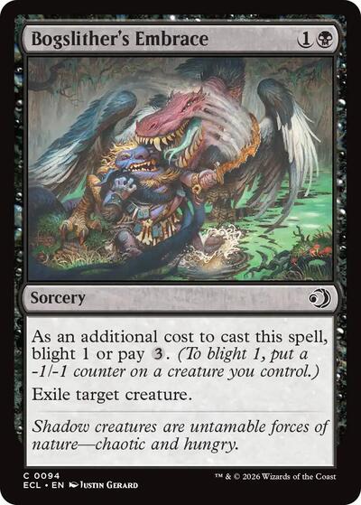 2026 Magic: The Gathering: Lorwyn Eclipsed (ECL) - Bogslithers Embrace (#94, Common) (, Near Mint)