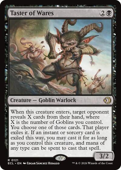 2026 Magic: The Gathering: Lorwyn Eclipsed (ECL) - Taster of Wares (#121, Rare) (, Near Mint)