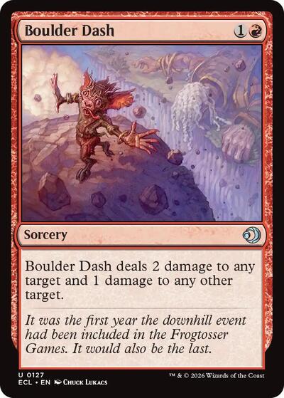 2026 Magic: The Gathering: Lorwyn Eclipsed (ECL) - Boulder Dash (#127, Uncommon)
