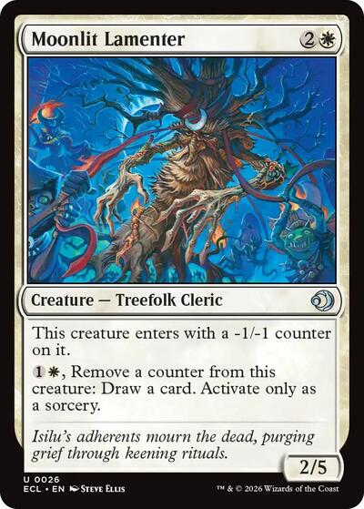 2026 Magic: The Gathering: Lorwyn Eclipsed (ECL) - Moonlit Lamenter (#26, Uncommon)