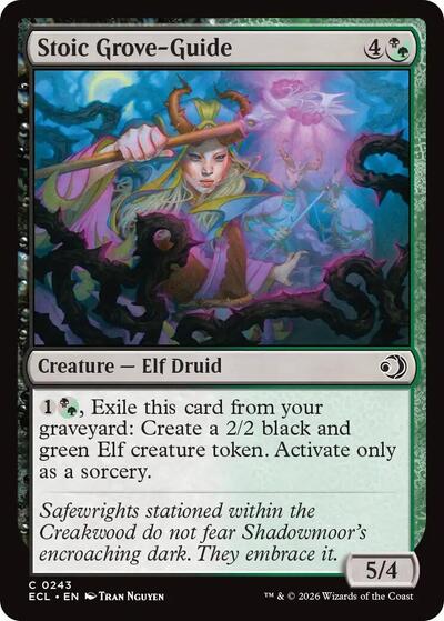2026 Magic: The Gathering: Lorwyn Eclipsed (ECL) - Stoic Grove Guide (#243, Common)