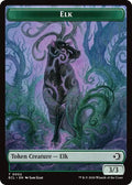 2026 Magic: The Gathering: Lorwyn Eclipsed (ECL) - Elk Mutavault Double Sided Token (#2 // 11, T) (, Near Mint)