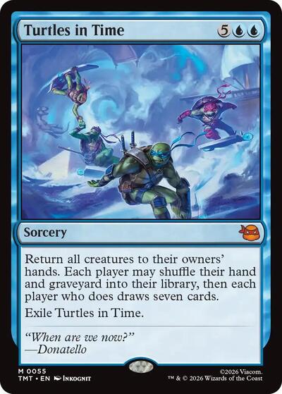 2026 Magic: The Gathering: Teenage Mutant Ninja Turtles (TMT) - Turtles in Time (#55, Mythic Rare) (, Near Mint)