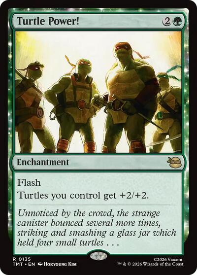 2026 Magic: The Gathering: Teenage Mutant Ninja Turtles (TMT) - Turtle Power (#135, Rare) (, Near Mint)