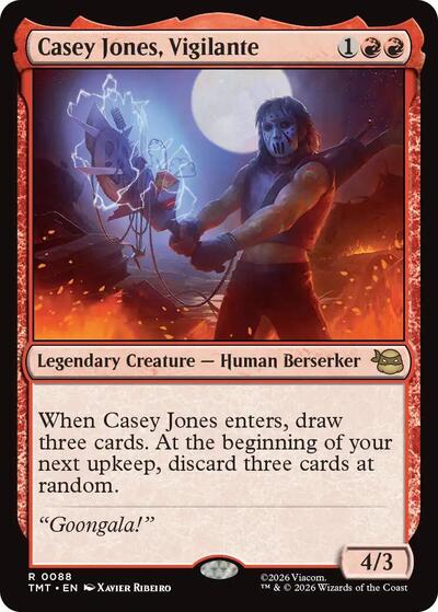 2026 Magic: The Gathering: Teenage Mutant Ninja Turtles (TMT) - Casey Jones Vigilante (#88, Rare) (, Near Mint)