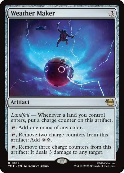 2026 Magic: The Gathering: Teenage Mutant Ninja Turtles (TMT) - Weather Maker (#182, Rare) (, Near Mint)