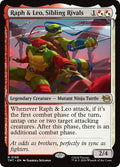 2026 Magic: The Gathering: Teenage Mutant Ninja Turtles (TMT) - Raph and Leo Sibling Rivals (#166, Rare) (, Near Mint)