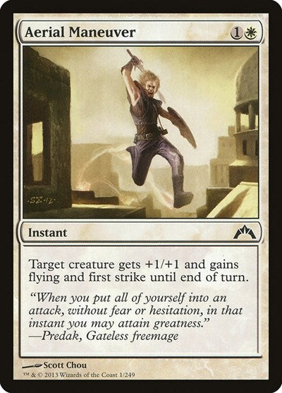 2013 Magic: The Gathering: Gatecrash (GTC) - Aerial Maneuver (#1, Common) (Foil, Near Mint)