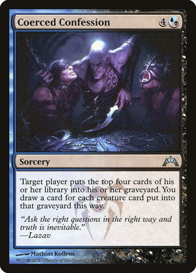 2013 Magic: The Gathering: Gatecrash (GTC) - Coerced Confession (#217, Uncommon) (, Near Mint)
