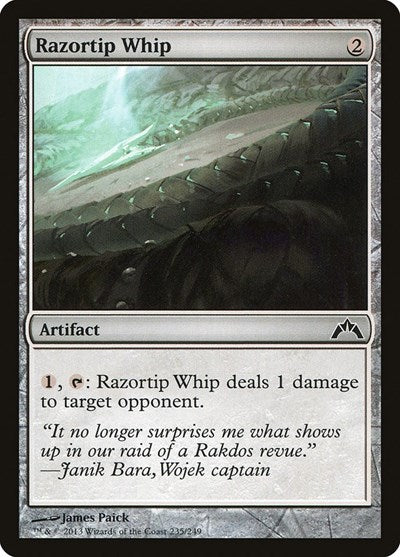 2013 Magic: The Gathering: Gatecrash (GTC) - Razortip Whip (#235, Common) (, Near Mint)