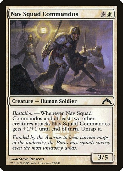 2013 Magic: The Gathering: Gatecrash (GTC) - Nav Squad Commandos (#22, Common) (, Near Mint)