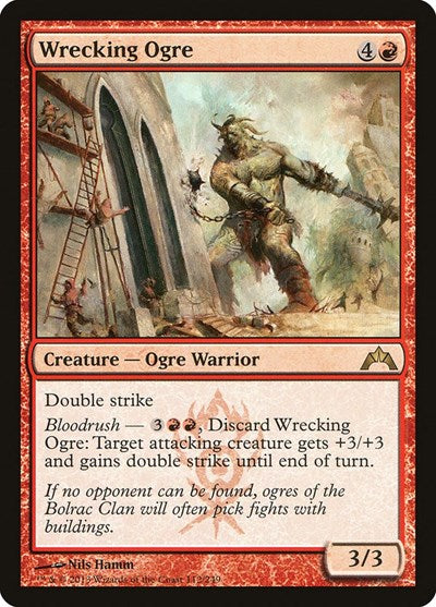 2013 Magic: The Gathering: Gatecrash (GTC) - Wrecking Ogre (#112, Rare)