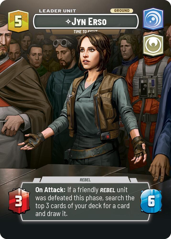 Jyn Erso - Time to Fight (Showcase) (Back)
