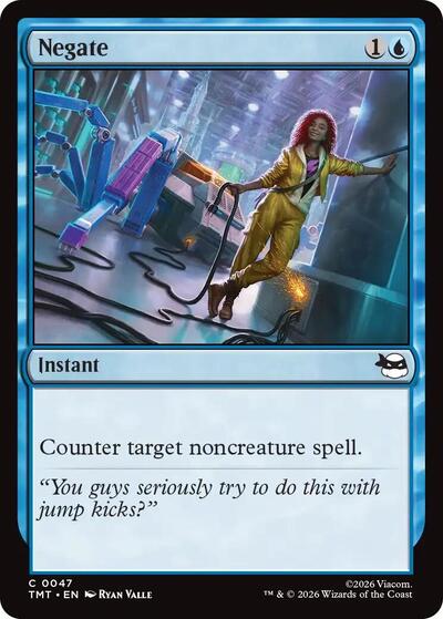 2026 Magic: The Gathering: Teenage Mutant Ninja Turtles (TMT) - Negate (#47, Common) (, Near Mint)