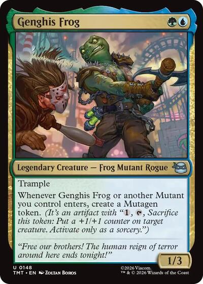 2026 Magic: The Gathering: Teenage Mutant Ninja Turtles (TMT) - Genghis Frog (#148, Uncommon) (, Near Mint)
