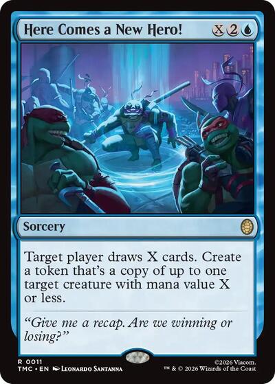 2026 Magic: The Gathering: Commander: Teenage Mutant Ninja Turtles (TMC) - Here Comes a New Hero! (#11, Rare) (, Near Mint)