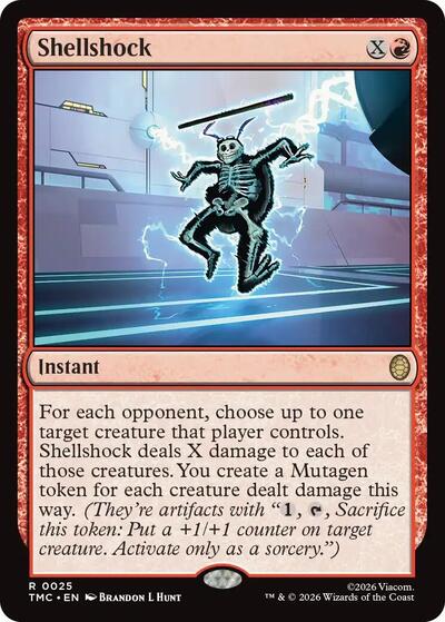 2026 Magic: The Gathering: Commander: Teenage Mutant Ninja Turtles (TMC) - Shellshock (#25, Rare) (, Near Mint)
