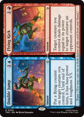 2026 Magic: The Gathering: Commander: Teenage Mutant Ninja Turtles (TMC) - Double Jump // Flying Kick (#35, Rare) (, Near Mint)