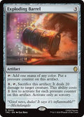 2026 Magic: The Gathering: Commander: Teenage Mutant Ninja Turtles (TMC) - Exploding Barrel (#39, Rare) (, Near Mint)