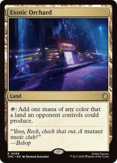 2026 Magic: The Gathering: Commander: Teenage Mutant Ninja Turtles (TMC) - Exotic Orchard (#66, Rare) (, Near Mint)