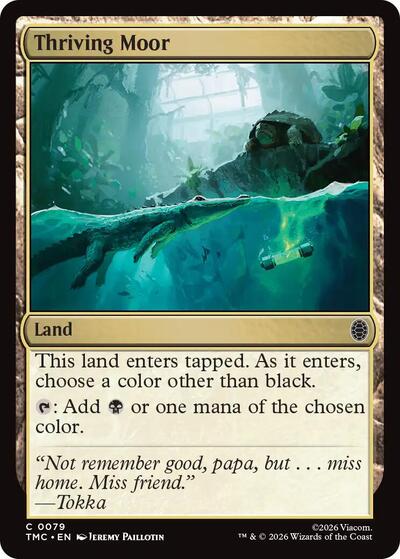 2026 Magic: The Gathering: Commander: Teenage Mutant Ninja Turtles (TMC) - Thriving Moor (#79, Common) (, Near Mint)