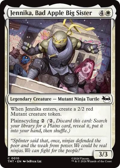 2026 Magic: The Gathering: Teenage Mutant Ninja Turtles (TMT) - Jennika Bad Apple Big Sister (#10, Common) (, Near Mint)