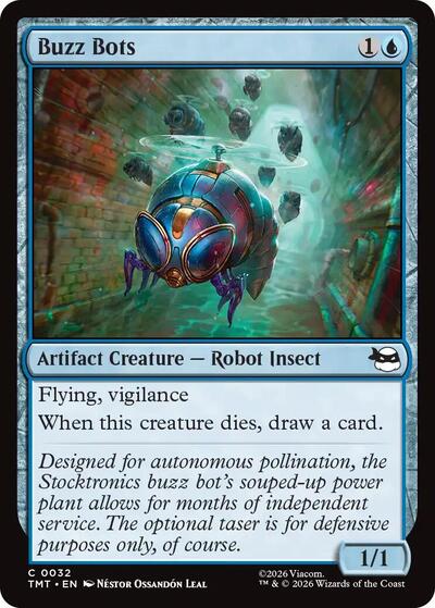 2026 Magic: The Gathering: Teenage Mutant Ninja Turtles (TMT) - Buzz Bots (#32, Common) (, Near Mint)