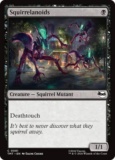 2026 Magic: The Gathering: Teenage Mutant Ninja Turtles (TMT) - Squirrelanoids (#81, Common) (, Near Mint)