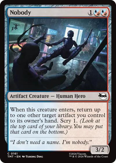 2026 Magic: The Gathering: Teenage Mutant Ninja Turtles (TMT) - Nobody (#161, Common) (, Near Mint)
