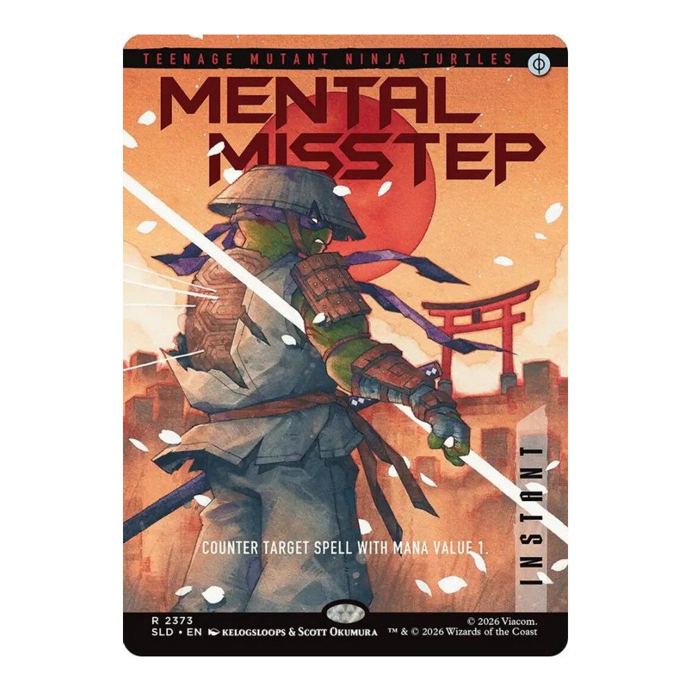 2026 Magic: The Gathering: Secret Lair Drop Series (SLD) - Mental Misstep (2373) (#2373, Rare) (, Near Mint)