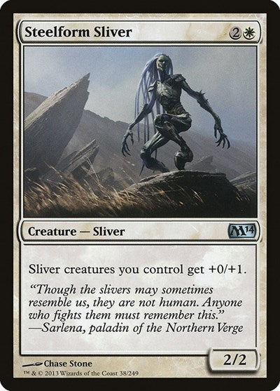 2013 Magic: The Gathering: Magic 2014 (M14) (M14) - Steelform Sliver (#38, Uncommon) (, Near Mint)