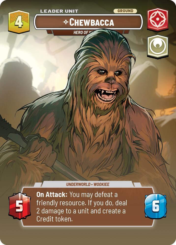 Chewbacca - Hero of Kessel (Showcase) (Back)