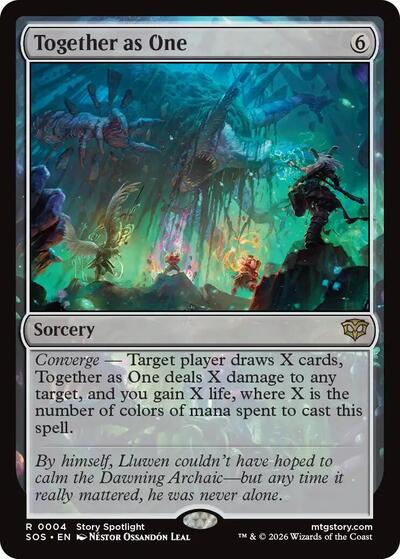 2026 Magic: The Gathering: Secrets of Strixhaven (SOS) - Together as One (#4, Rare) (, Near Mint)