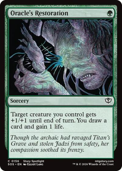 2026 Magic: The Gathering: Secrets of Strixhaven (SOS) - Oracles Restoration (#156, Common)