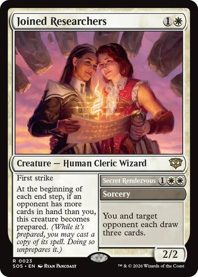 2026 Magic: The Gathering: Secrets of Strixhaven (SOS) - Joined Researchers (#23, Rare) (, Near Mint)
