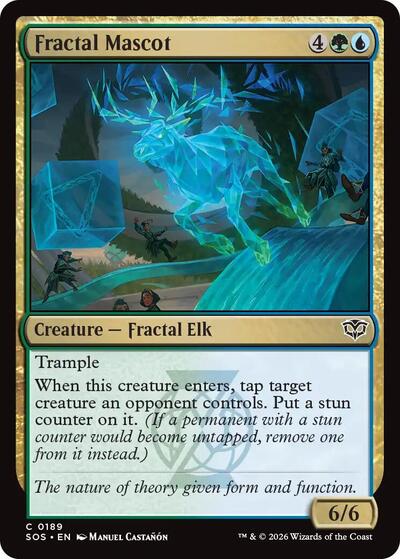 2026 Magic: The Gathering: Secrets of Strixhaven (SOS) - Fractal Mascot (#189, Common) (, Near Mint)