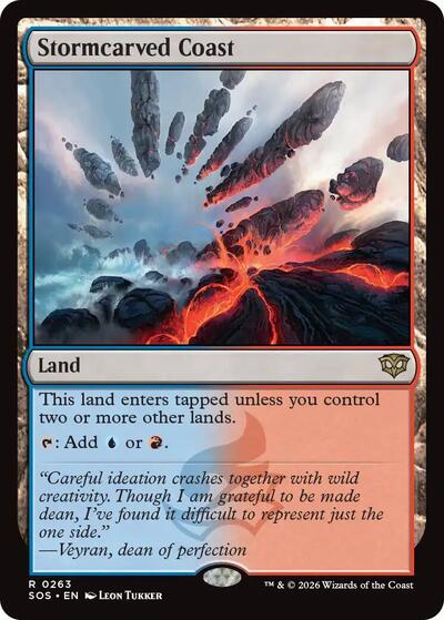 2026 Magic: The Gathering: Secrets of Strixhaven (SOS) - Stormcarved Coast (#263, Rare) (Foil, Near Mint)