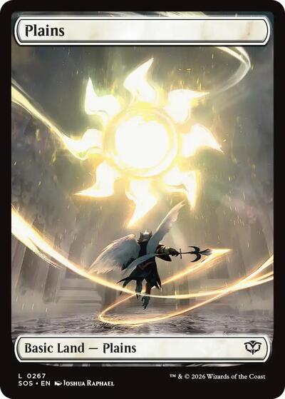 2026 Magic: The Gathering: Secrets of Strixhaven (SOS) - Plains 0267 (#267, Land)