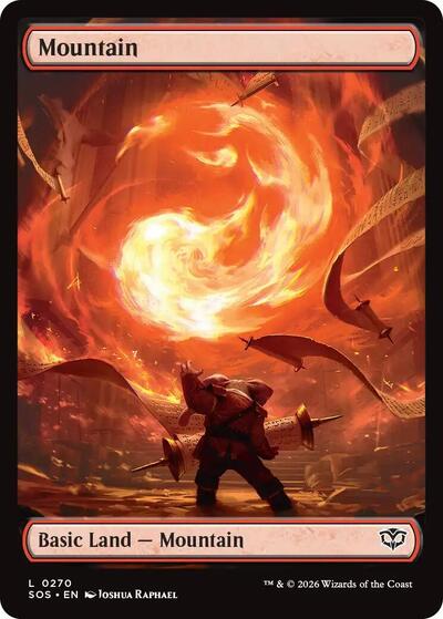 2026 Magic: The Gathering: Secrets of Strixhaven (SOS) - Mountain 0270 (#270, Land)
