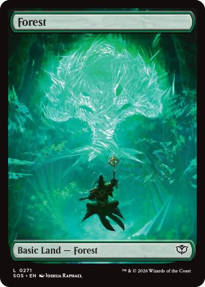 2026 Magic: The Gathering: Secrets of Strixhaven (SOS) - Forest 0271 (#271, Land) (, Near Mint)