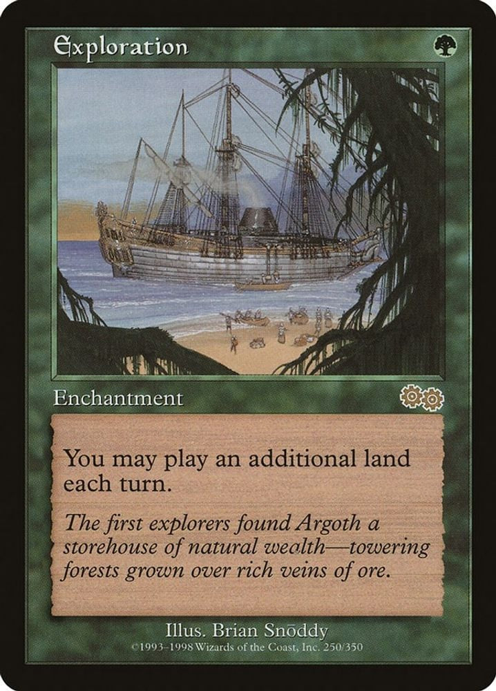 1998 Magic: The Gathering: Urza's Saga (USG) - Exploration (#250, Rare) (, Near Mint)