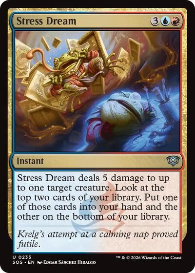 2026 Magic: The Gathering: Secrets of Strixhaven (SOS) - Stress Dream (#235, Uncommon)